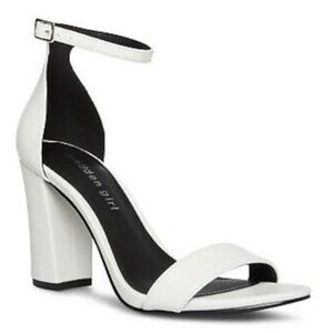 Madden Girl "Beella" Sandals - White Size 5